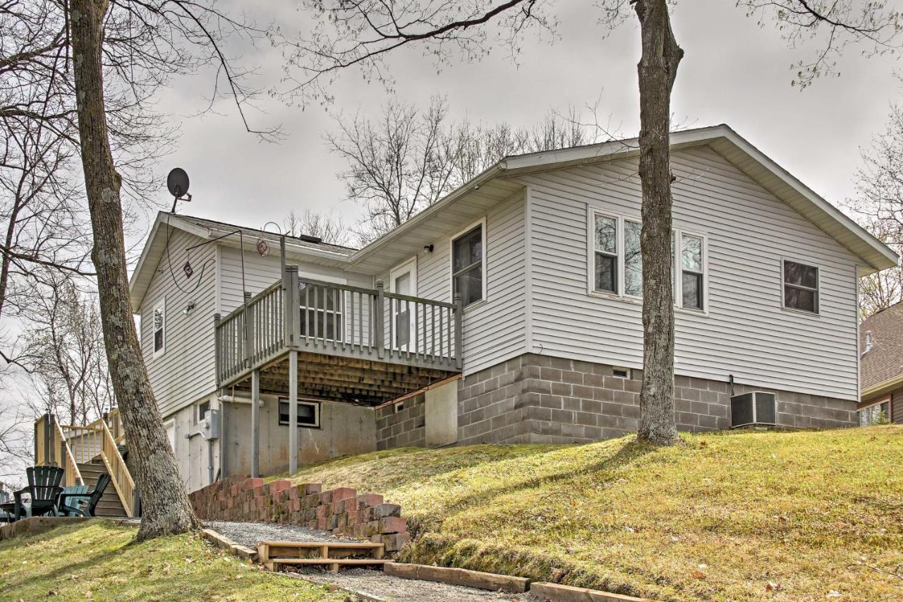 Cozy Balsam Lake Home Deck, Private Dock And Kayaks Exterior foto