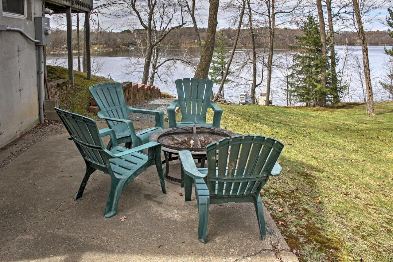 Cozy Balsam Lake Home Deck, Private Dock And Kayaks Exterior foto